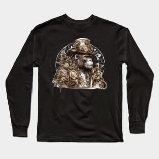 Steampunk Gorilla Long Sleeve T-Shirt